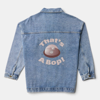 Das ist ein Bop Dice Game Nostalgie Spaß Kunst Jeansjacke