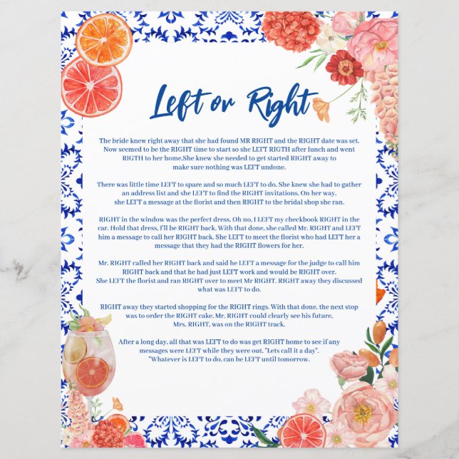 Das ist ein Brautparty, das Verlassen oder richtig (Vorderseite)