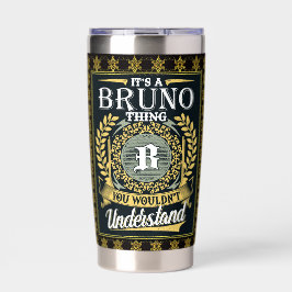 Das ist ein Bruno, das man nicht verstehen konnte Thermobecher