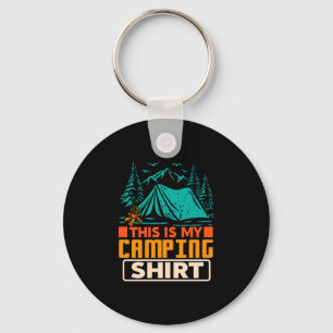 Das ist ein Camping-Shirt, lustiger Camper, vintag Schlüsselanhänger