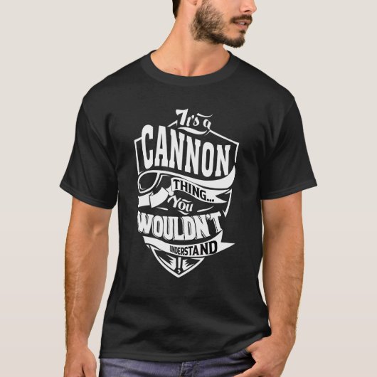 Das ist ein Cannon-Ding T-Shirt (Vorderseite)