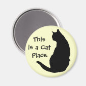 Das ist ein Cat Place Magnet (Vorderseite/Rückseite)