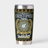 Das ist ein Christopher, den du nicht verstehen ko Thermobecher (Vorderseite)