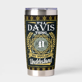Das ist ein Davis, das man nicht verstehen konnte Thermobecher