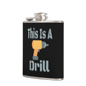 Das ist ein Drill Funny Flachmann (Links)