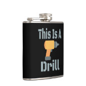 Das ist ein Drill Funny Flachmann (Rechts)