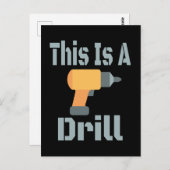 Das ist ein Drill Funny Postkarte (Vorne/Hinten)