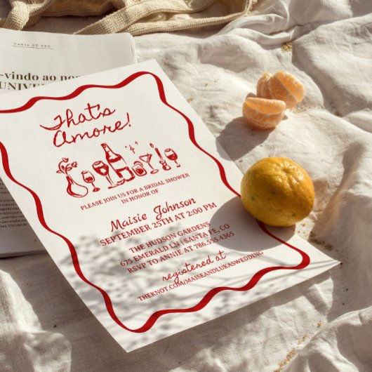 Das ist ein eher italienisches Brautparty Einladung