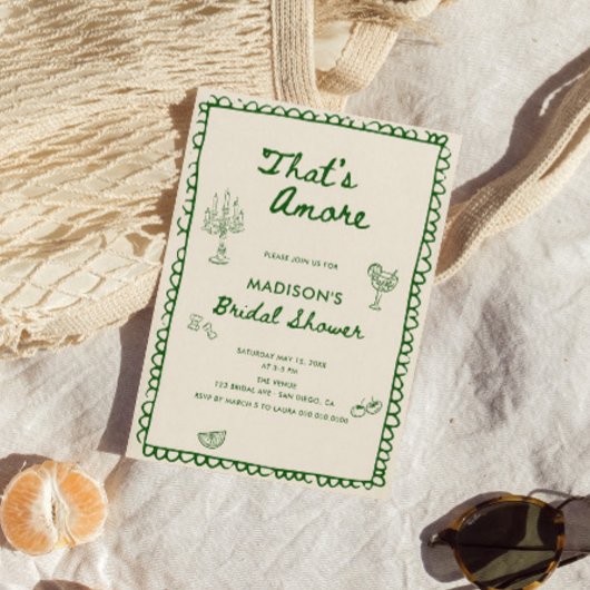 Das ist ein eher italienisches Brautparty Einladung