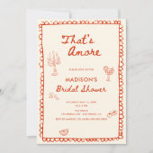 Das ist ein eher italienisches Brautparty Einladung (Vorderseite)