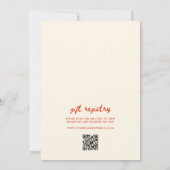 Das ist ein eher italienisches Brautparty Einladung (Rückseite)