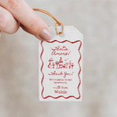 Das ist ein eher italienisches Brautparty Geschenkanhänger