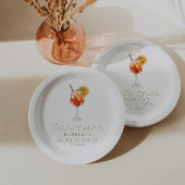 Das ist ein eher italienisches Brautparty Pappteller