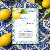 Das ist ein eher italienisches Lemon Blue Tile Bra Einladung