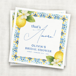 Das ist ein eher italienisches Lemon Blue Tile Bra Serviette