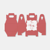 Das ist ein eher rotes italienisches Pizza Brautpa Geschenkschachtel (Ungefaltet)