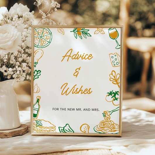 Das ist ein eher rustikaler Italienischer Ratschla Poster