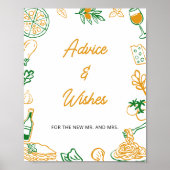 Das ist ein eher rustikaler Italienischer Ratschla Poster (Vorne)