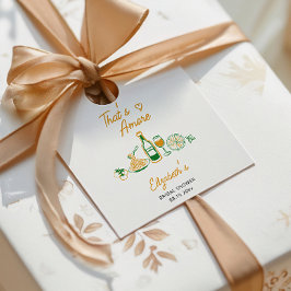 Das ist ein eher rustikales italienisches Brautpar Geschenkanhänger