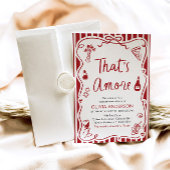 Das ist ein eher skurriles italienisches Pizza-Bra Einladung