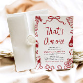 Das ist ein eher skurriles italienisches Pizza-Bra Einladung