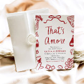 Das ist ein eher skurriles italienisches Pizza-Bra Einladung