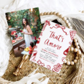 Das ist ein eher skurriles italienisches Pizza-Bra Einladung