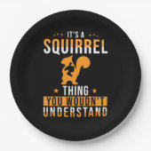 Das ist ein Eichhörnchen Pappteller (Vorderseite)