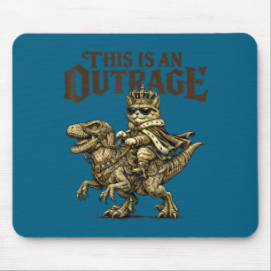 Das ist ein empörend lustiger Prinzessinnen-Katzen Mousepad