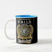 Das ist ein Fall, den man nicht verstehen konnte Zweifarbige Tasse (Links)