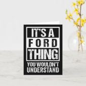 Das ist ein Ford, das Sie nicht verstehen würden - Karte (Gelbe Blume)