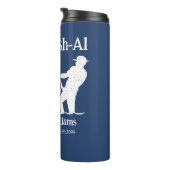 Das ist ein Geschenk des Party für die Befischung  Thermosbecher (Nach rechts gedreht)