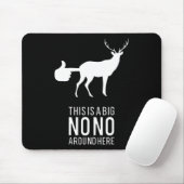 Das ist ein großes Nono hier um den sonnigen Hirsc Mousepad (Mit Mouse)