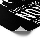 Das ist ein großes Nono hier um den sonnigen Hirsc Poster (Ecke)