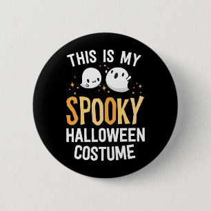 Das ist ein gruseliger Halloween-Kostüm Kawaii Spo Button