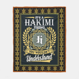Das ist ein Hakimi, das man nicht verstehen konnte Fleecedecke