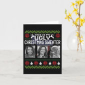 Das ist ein hässlicher Weihnachtssüßer Joe Biden H Karte (Gelbe Blume)