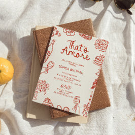 Das ist ein Illustrierteres rotes Brautparty Einladung