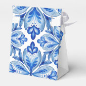 Das ist ein italienisches Brautparty aus blauem Fl Geschenkschachtel (Rückseite)