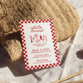 Das ist ein italienisches Probe-Dinner Einladung