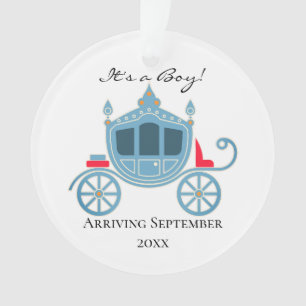 Das ist ein Junge! Ankündigung der "Blue Carriage  Ornament