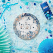 Das ist ein Junge! Aquarelldusche unter dem Meer Pappteller (Party)