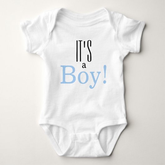 Das ist ein Junge! Baby Onsie Baby Strampler (Vorderseite)