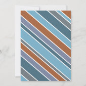 Das ist ein Junge! Babydusche Einladung (Rückseite)