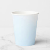 Das ist ein Junge! | Babydusche Pappbecher (Rückseite)