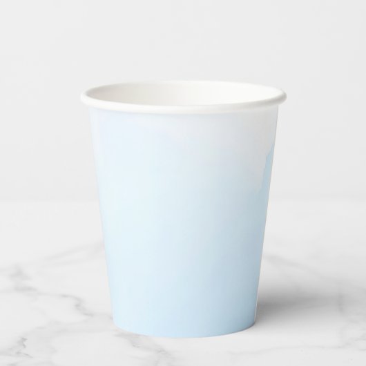 Das ist ein Junge! | Babydusche Pappbecher (Rückseite)