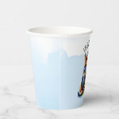 Das ist ein Junge! | Babydusche Pappbecher (Rechts)