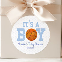Das ist ein Junge! Basketball Baby Dusche Gastgesc