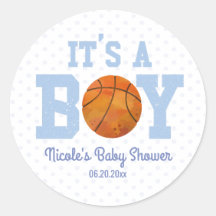 Das ist ein Junge! Basketball Baby Dusche Gastgesc