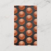 Das ist ein Junge! Basketball Babydusche Windelwan Begleitkarte (Rückseite)